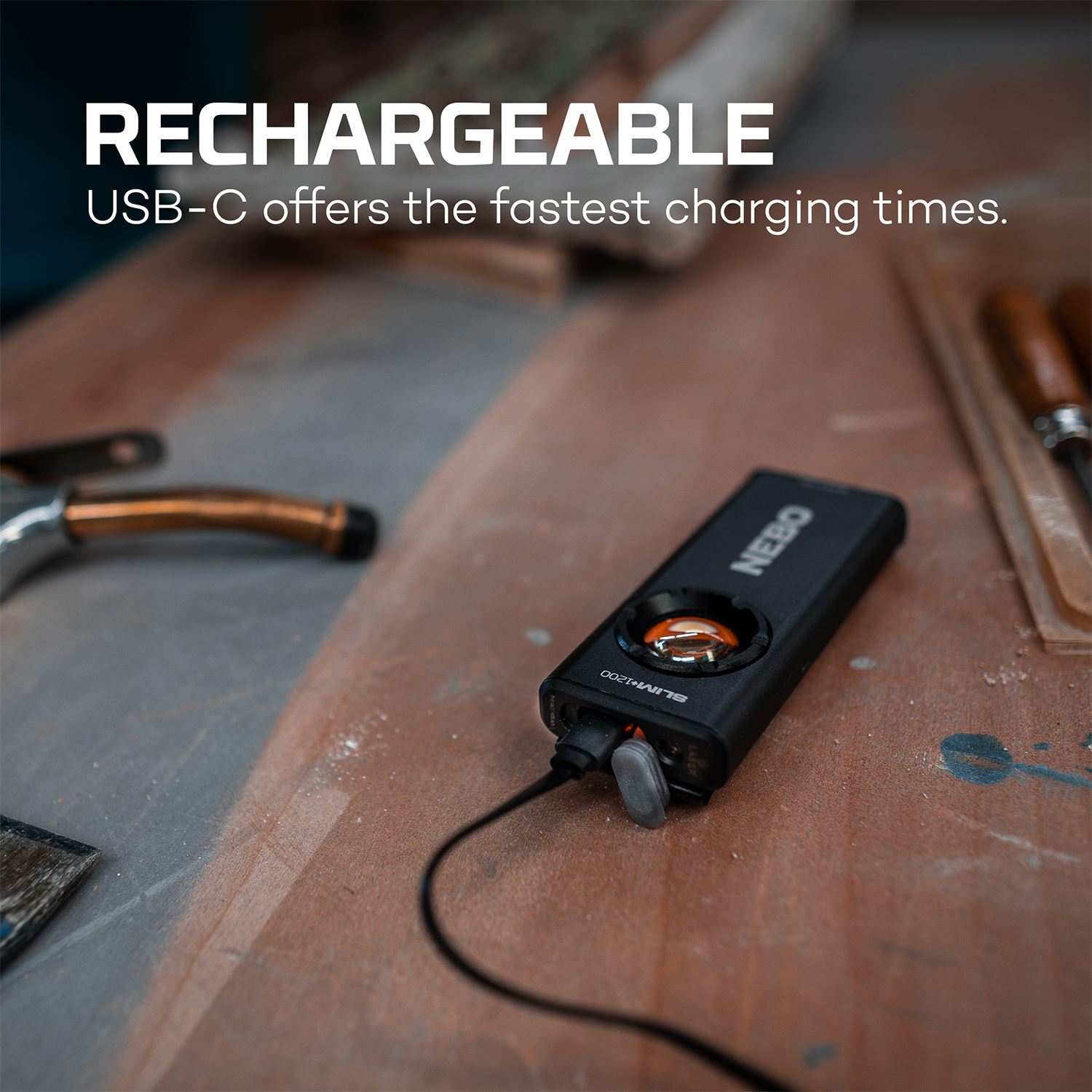 NEBO® Slim+ 1200 Rechargeable Pocket Light 4