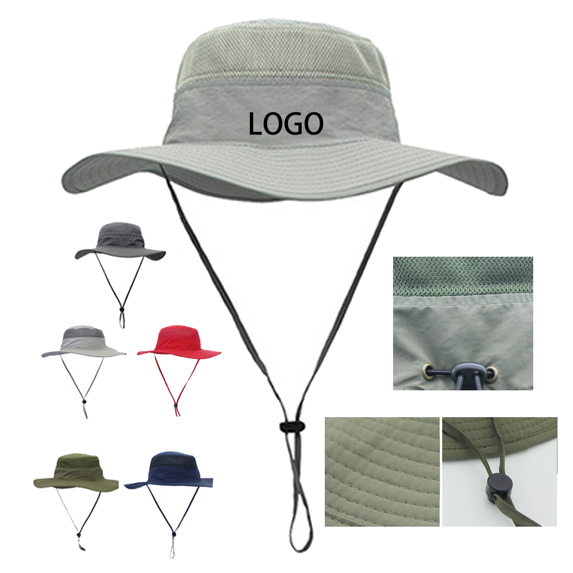 Fashionable Wide Brim Polyester Sun Hat 1