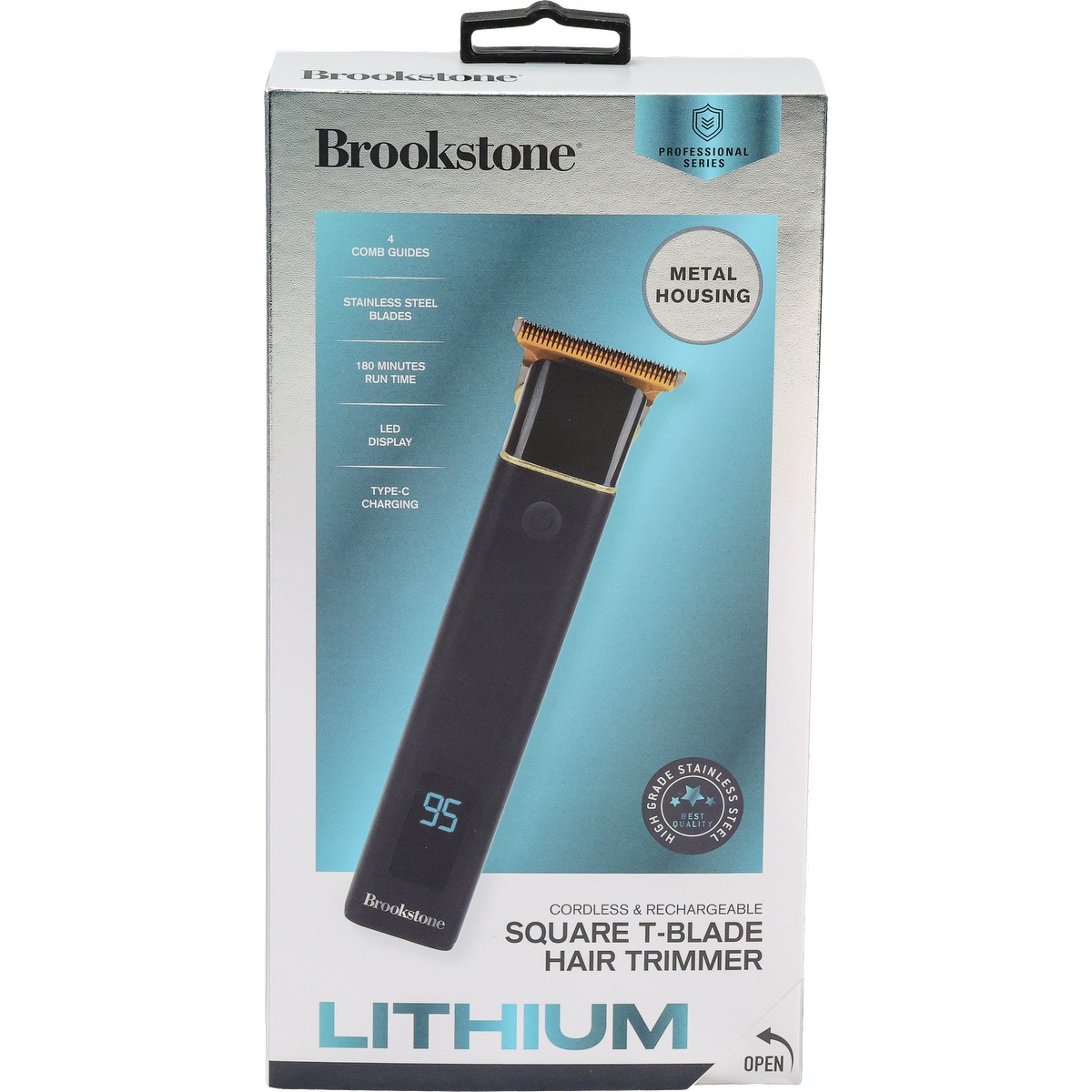 Brookstone® Square T-Blade Hair Clipper 8