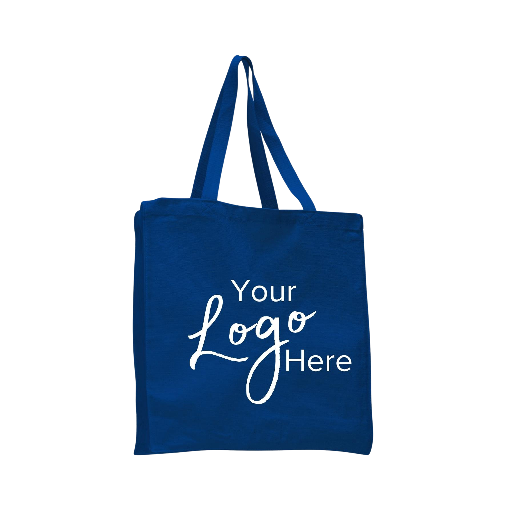 Canvas Shopper Bag 14" W x 15" H with 4" Gusset, custom tote bag with logo imprint 10