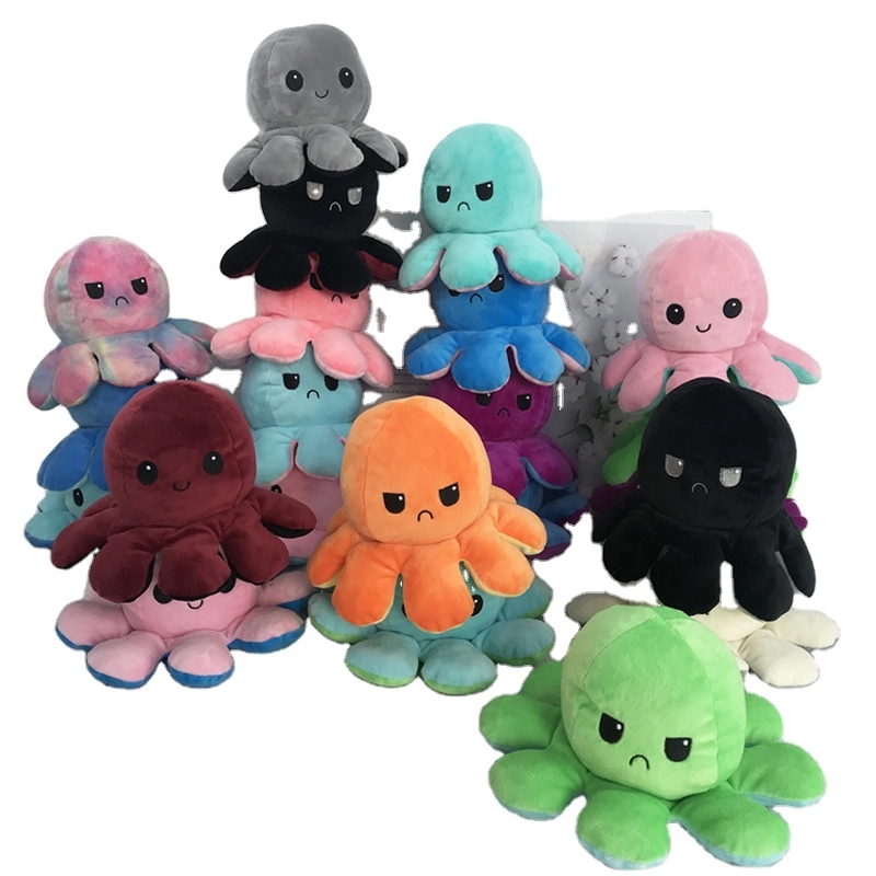 Flip Reversible Octopus Plush Doll 5