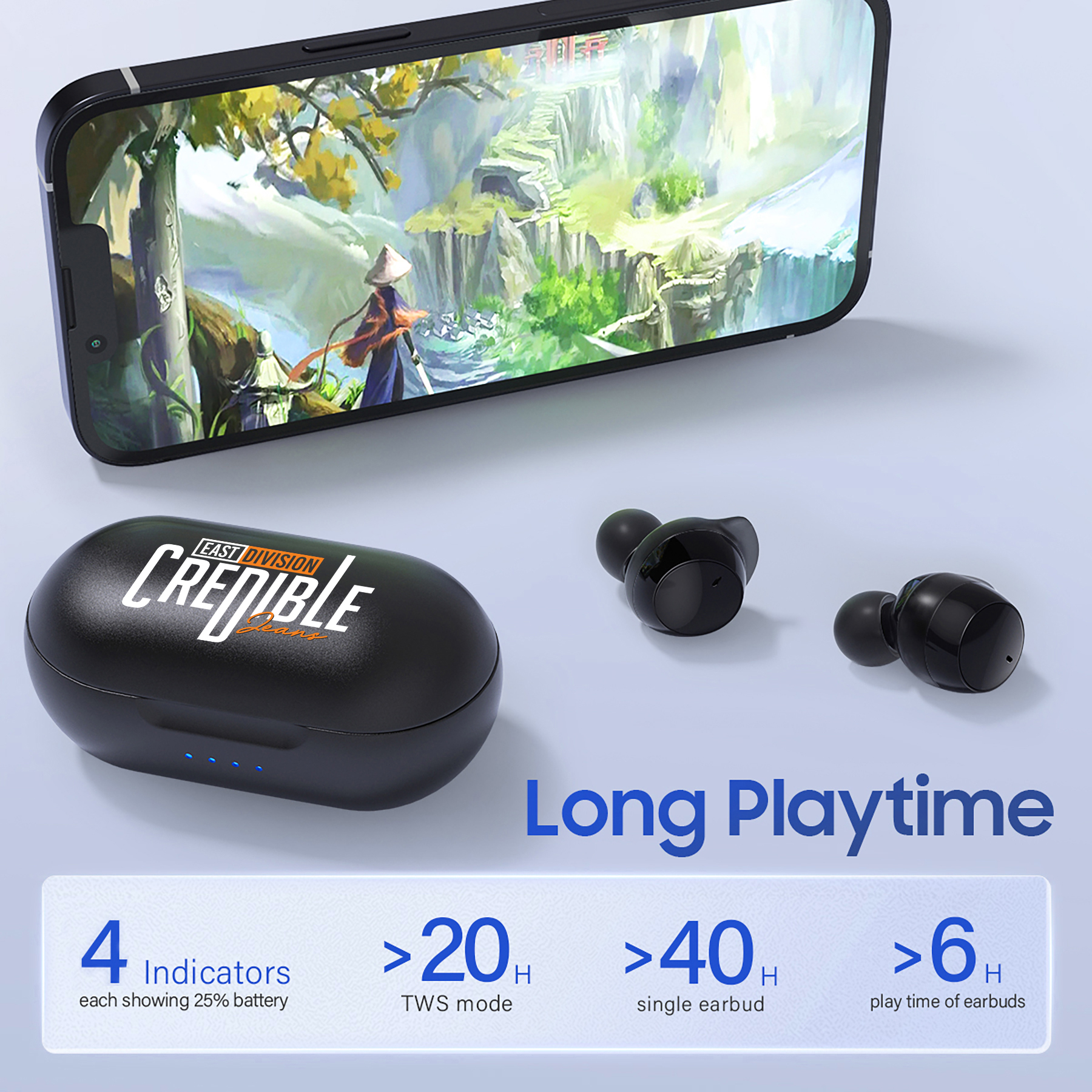 Cotogni® Waterproof True Wireless Earbuds With Hi-Fi Sound, Deep Bass & Clear Calls 10