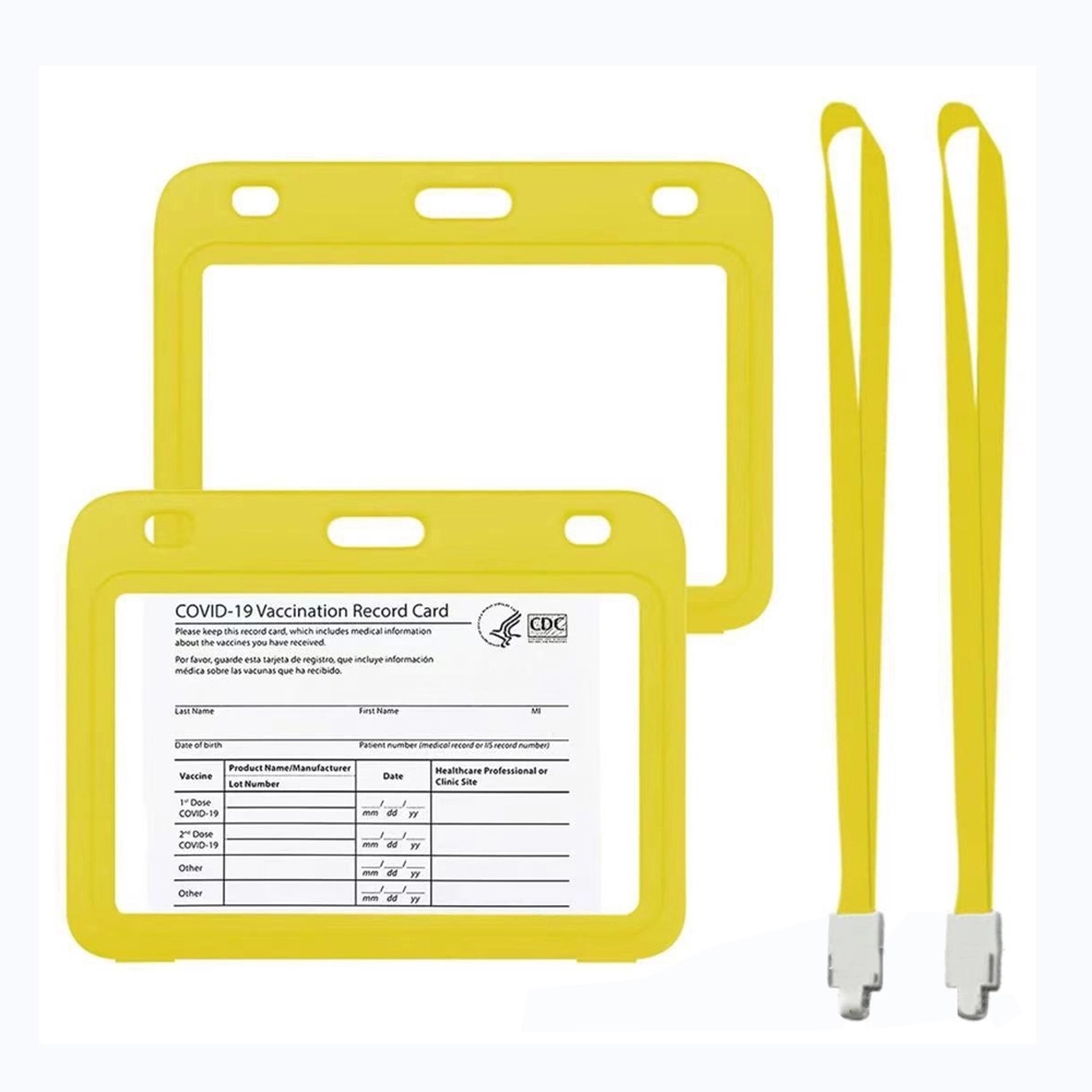 CDC Vaccination Card Holder with Lanyard 4