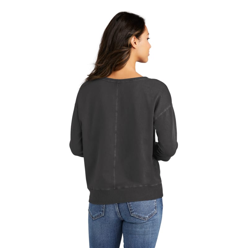 Port & Company Women's Beach Wash Garment-Dyed V-Neck Sweatshirt, custom hoodie or sweatshirt with logo imprint 7