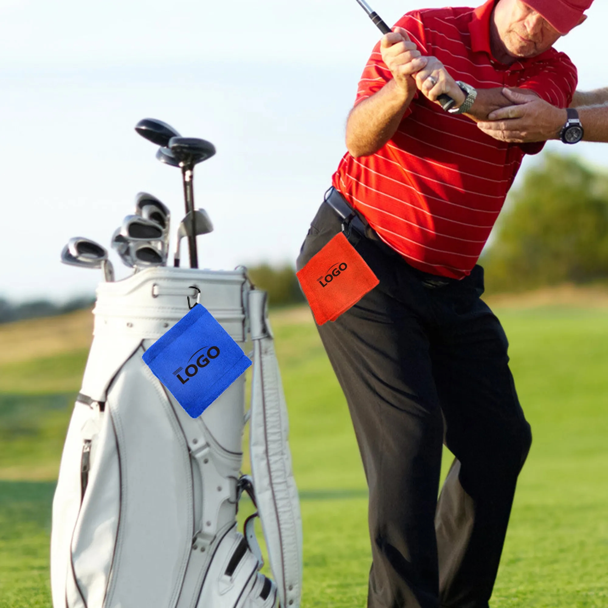 Quick Dry Absorbent Microfiber Golf Towel 3