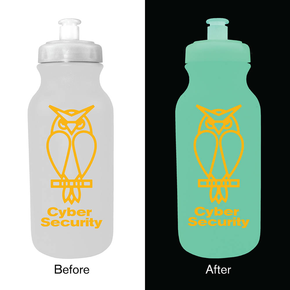 20 oz. Nite Glow Value Cycle Bottle with Push 'n Pull Cap 21