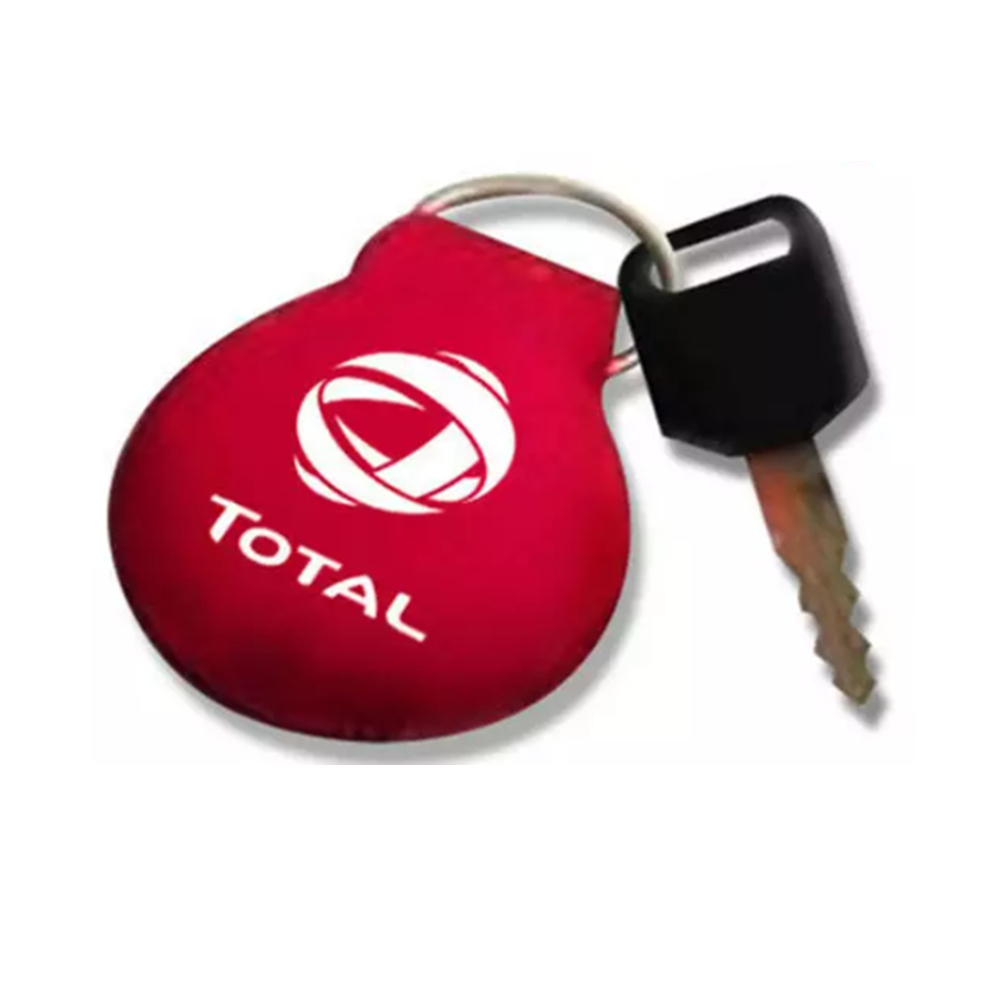 Neoprene Round Floating Key Ring Holder 4