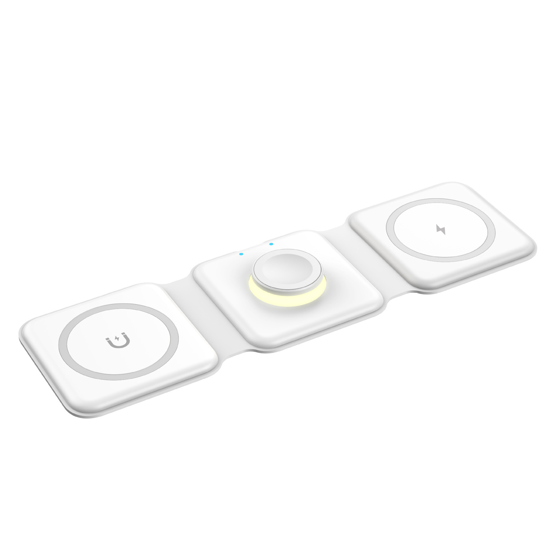 Multi Functional 3 In 1Foldable Magnetic Charger Station 4