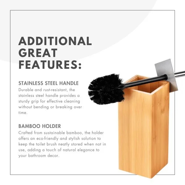 Toilet Brush with Stainless Steel Handle 3