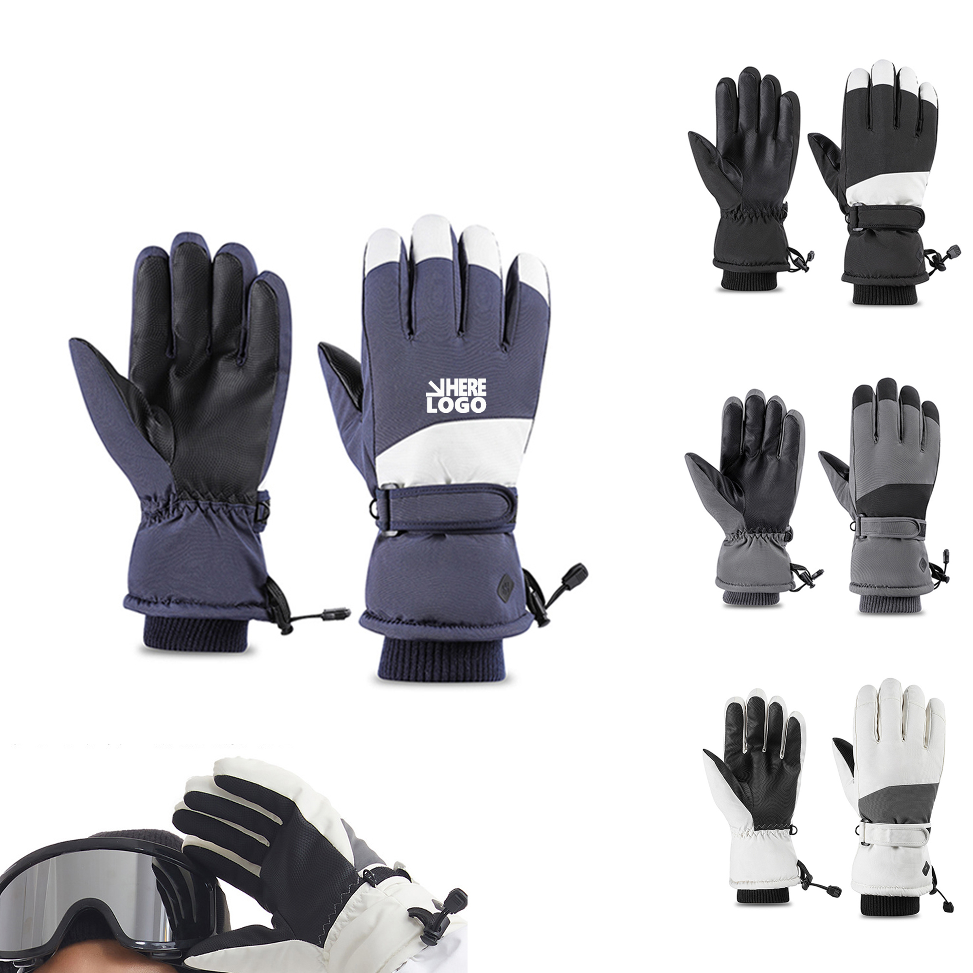 Insulated Ski Cold-Resistant Gloves 2