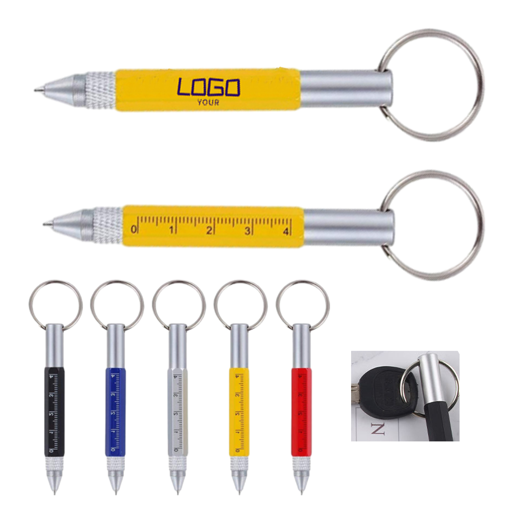 Multi Functional Six In One Tool With Pen 2