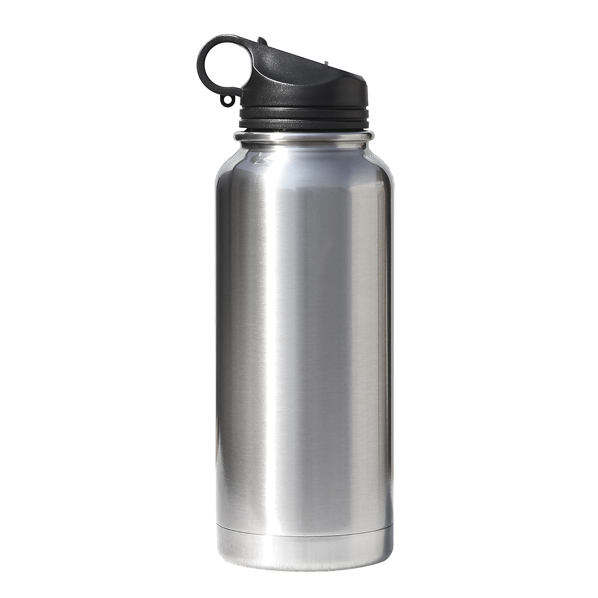 Summit 32oz Double Wall Vacuum Insulated 18/8 Stainless Steel Bottle (Silver)
