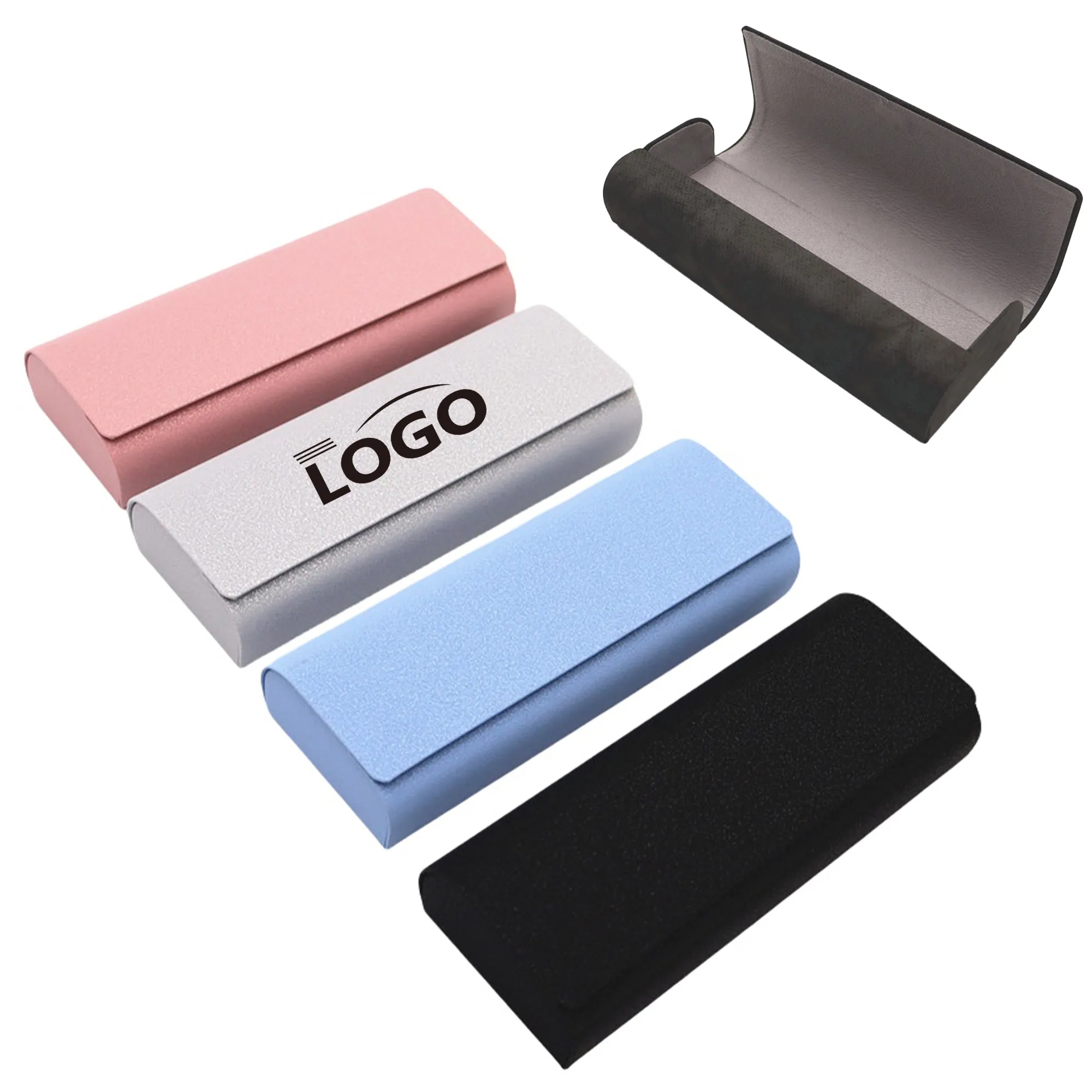 Handcrafted Leather Eyeglass Case With Magnetic Closure