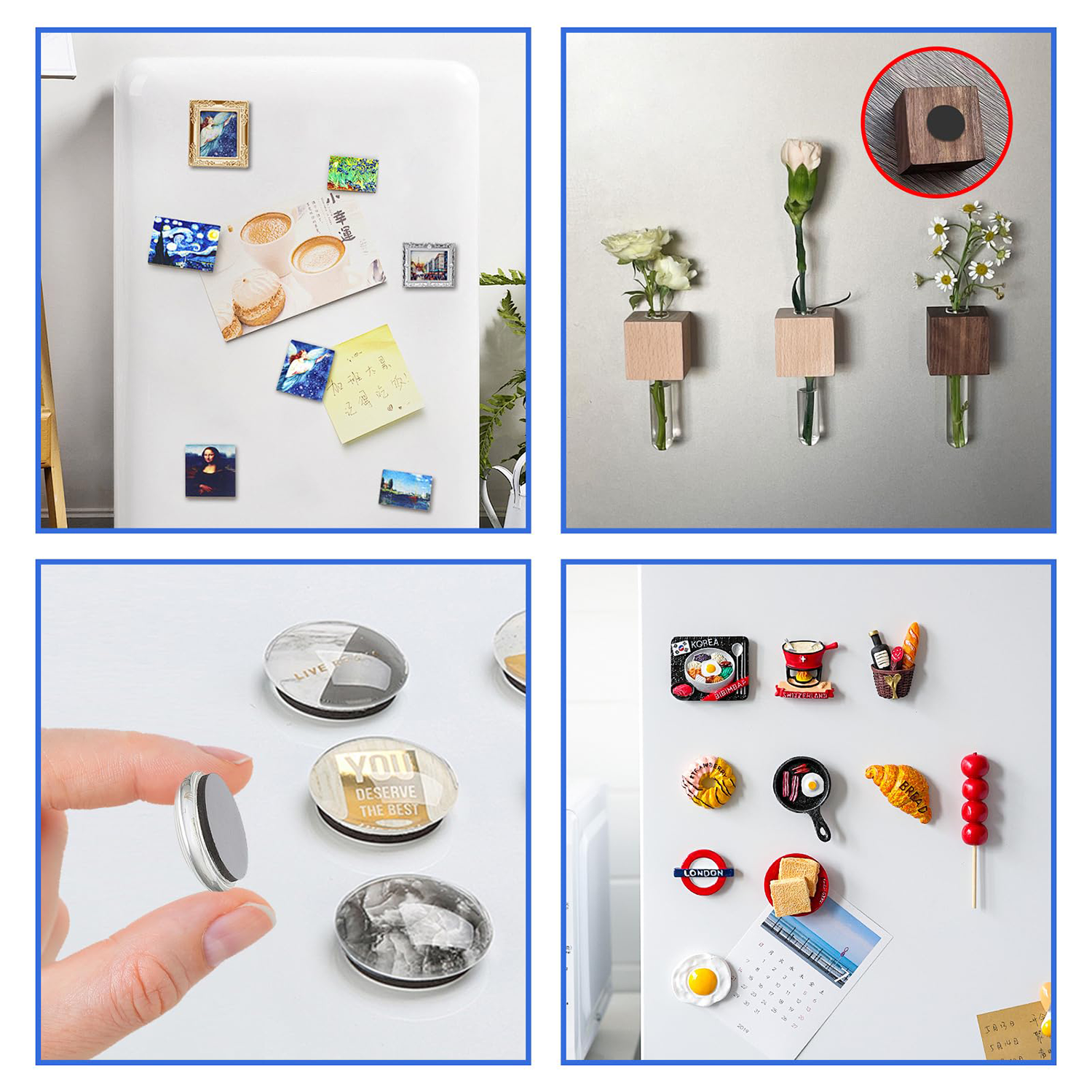Round Fridge Magnet Sheet 9