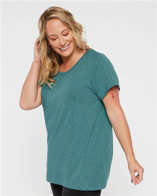 Women's Curvy Collection Fine Jersey Tee - 3816 188