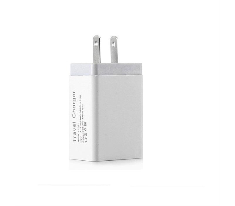 Dual Port USB Wall Plug Charger 5
