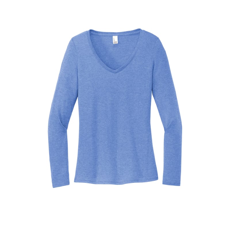District Women's Perfect Tri Long Sleeve V-Neck Tee 3