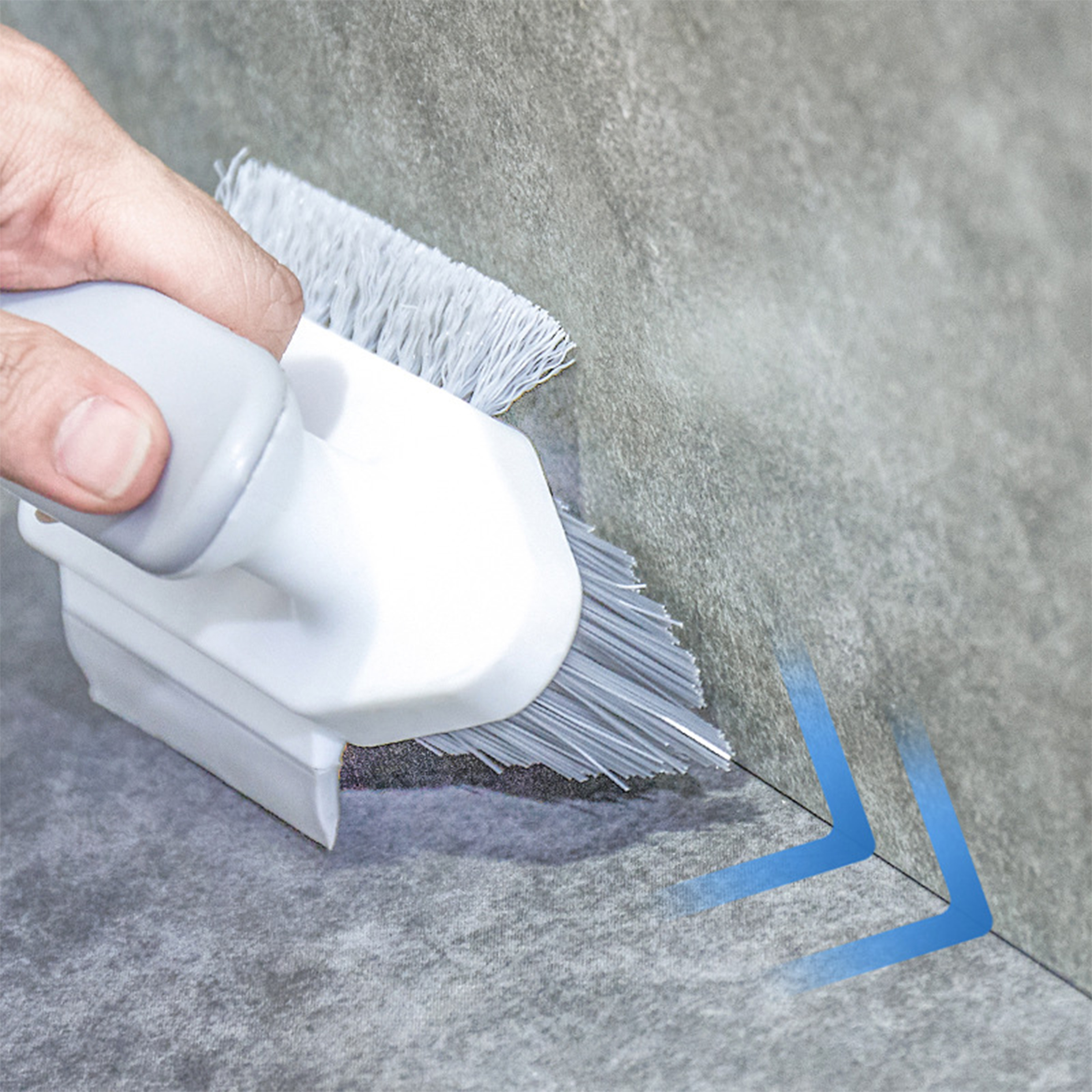Polyethylene  2-In-1 Groove Cleaning Brush 2