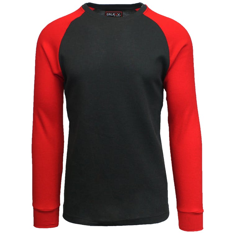 Men's Thermal Shirts - Red/Black S-XL 2
