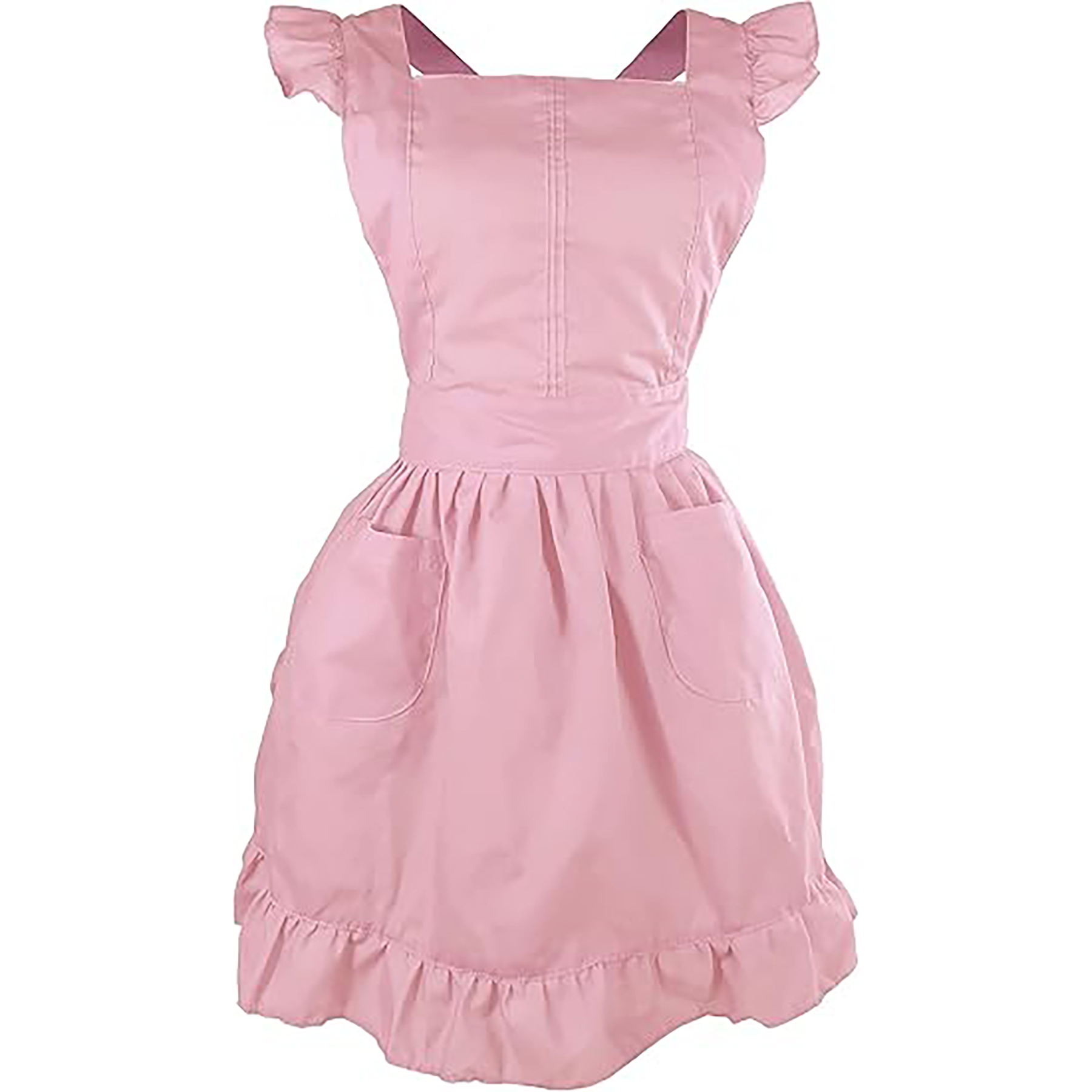 Ruffled Vintage Maid Apron 3
