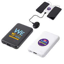 Guild 5000mAh UL-Listed Power Bank with Built-in Cables 3