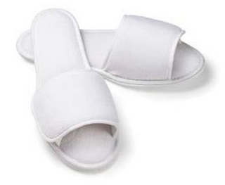 Women's Open Toe Terry Slippers (Overseas - Embroidered) 1