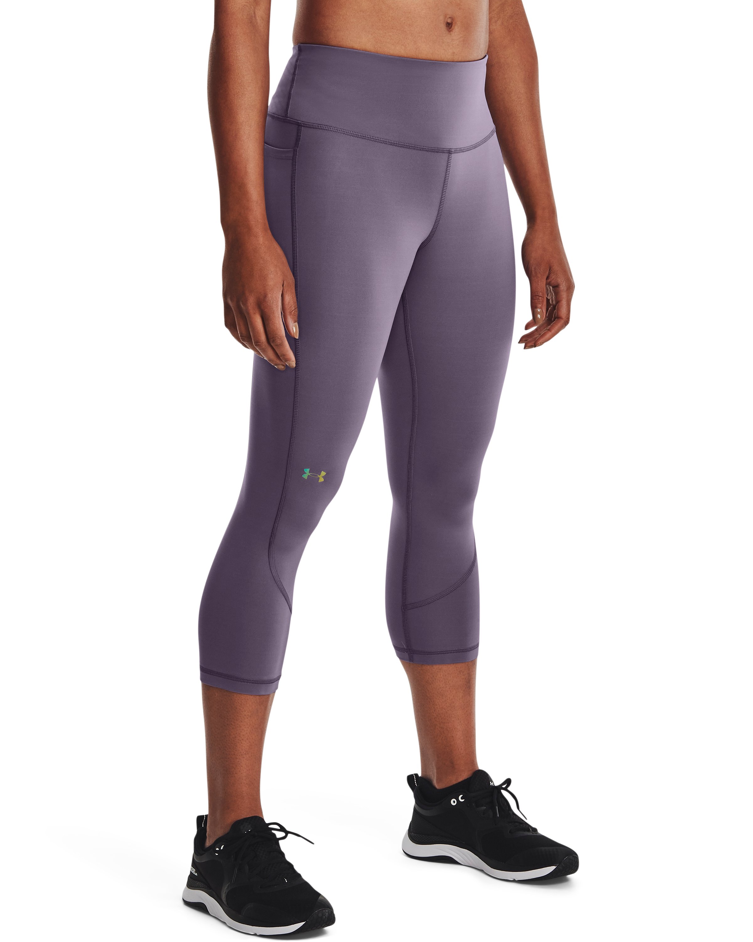 Women's UA RUSH No-Slip Waistband Capris 4