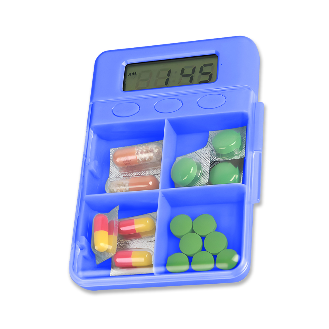 4 Compartment Digital Electronic Timer Pill Box 2