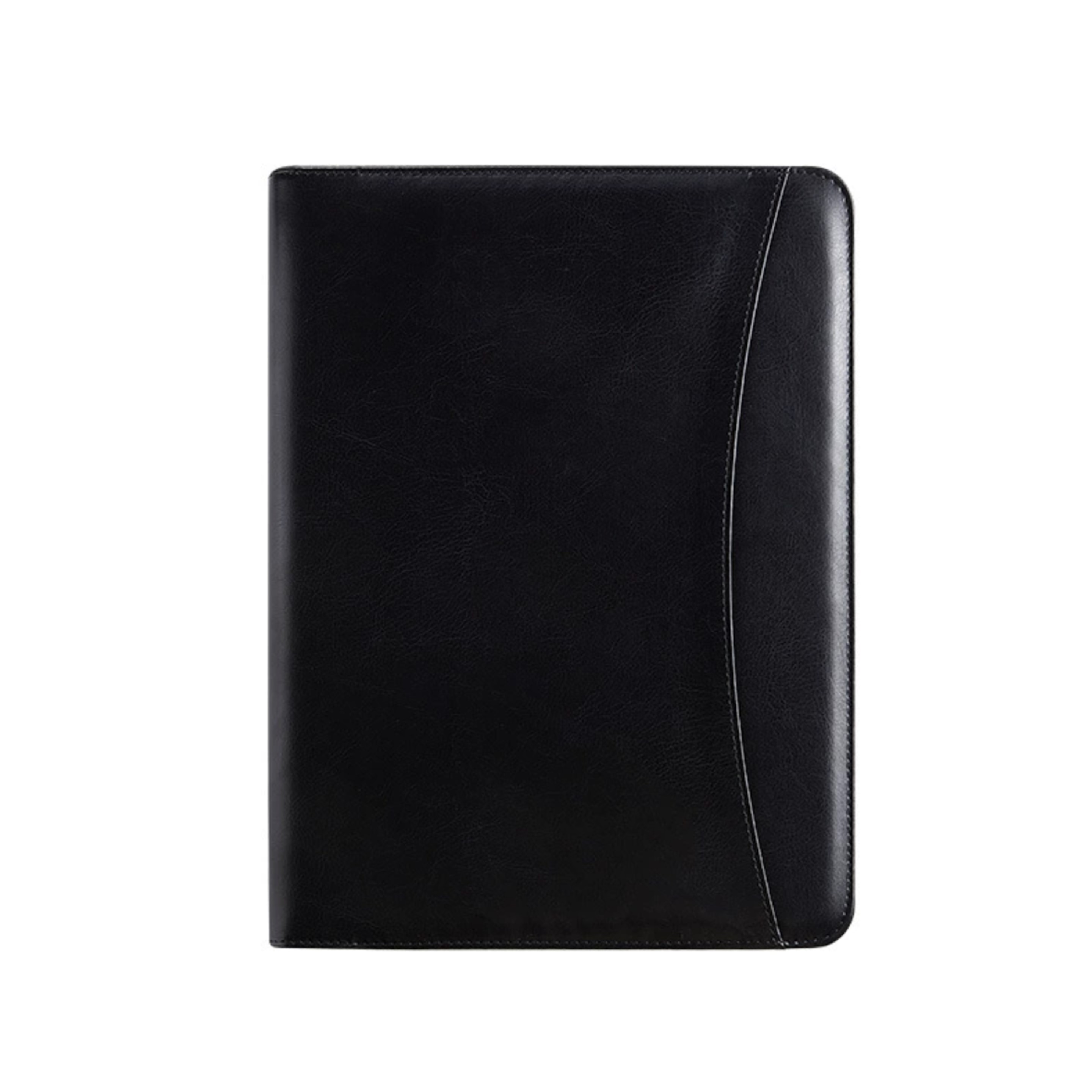Vegan Leather Business Padfolio with Zipper - OCEAN 5
