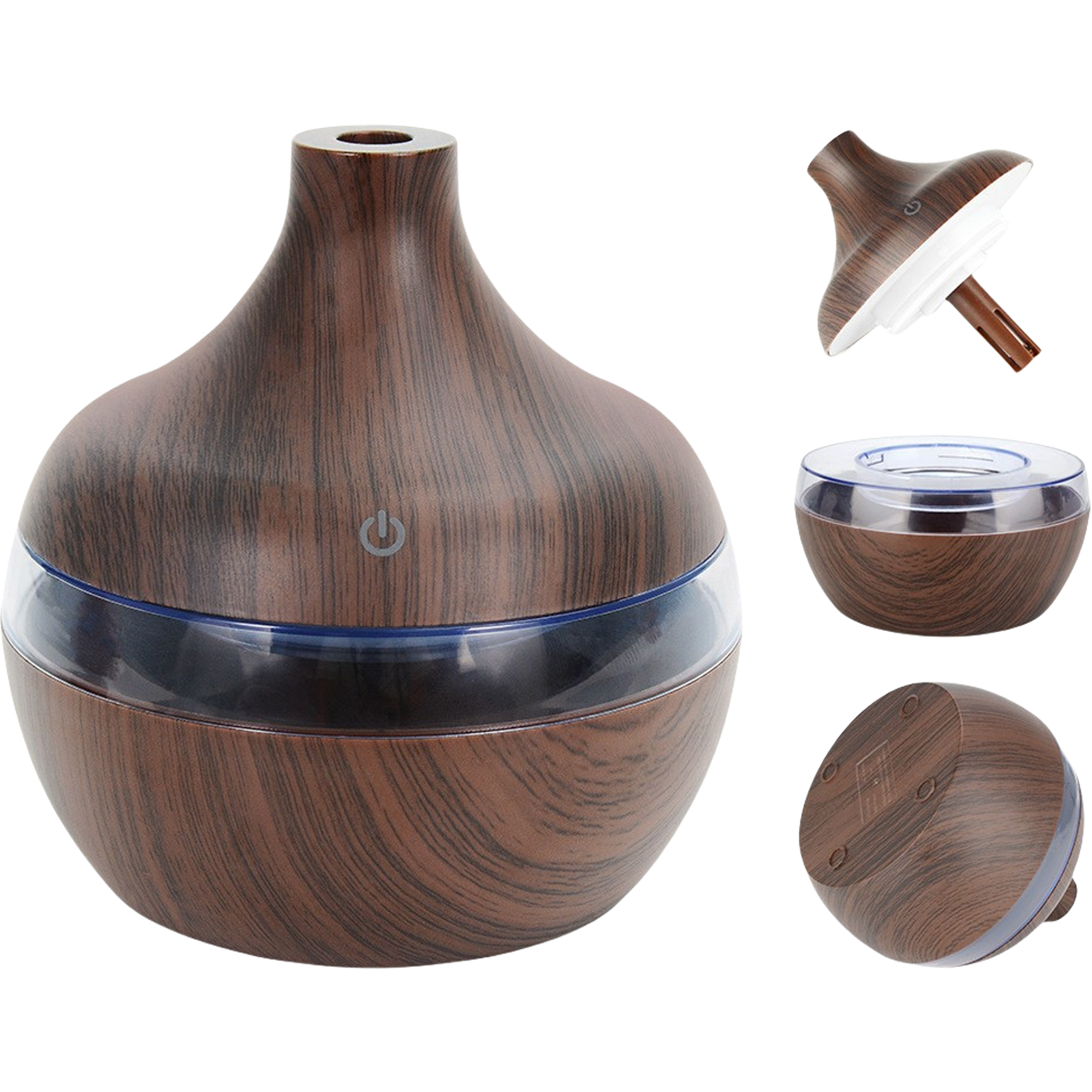10oz USB Wood Grain Aromatherapy Diffuser 4