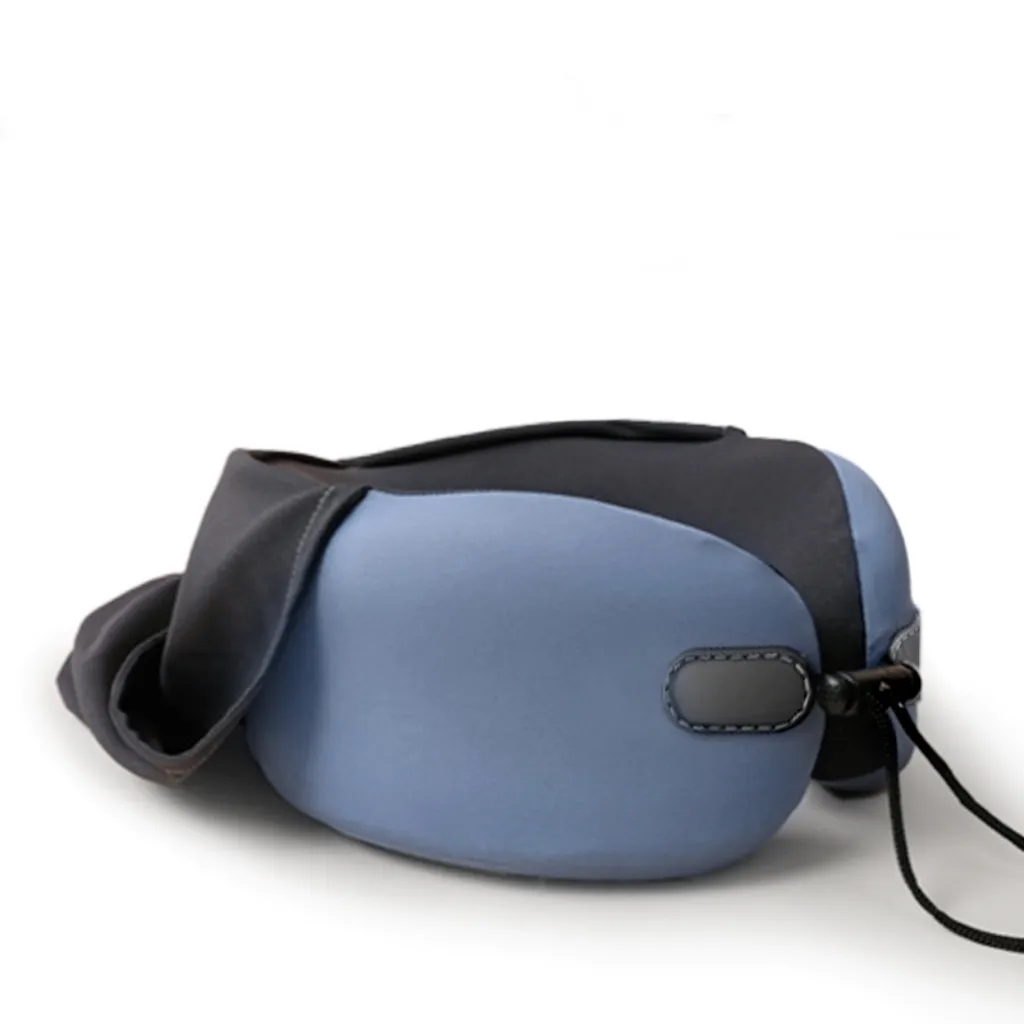 Hooded Memory Foam Neck Support for Travel 1