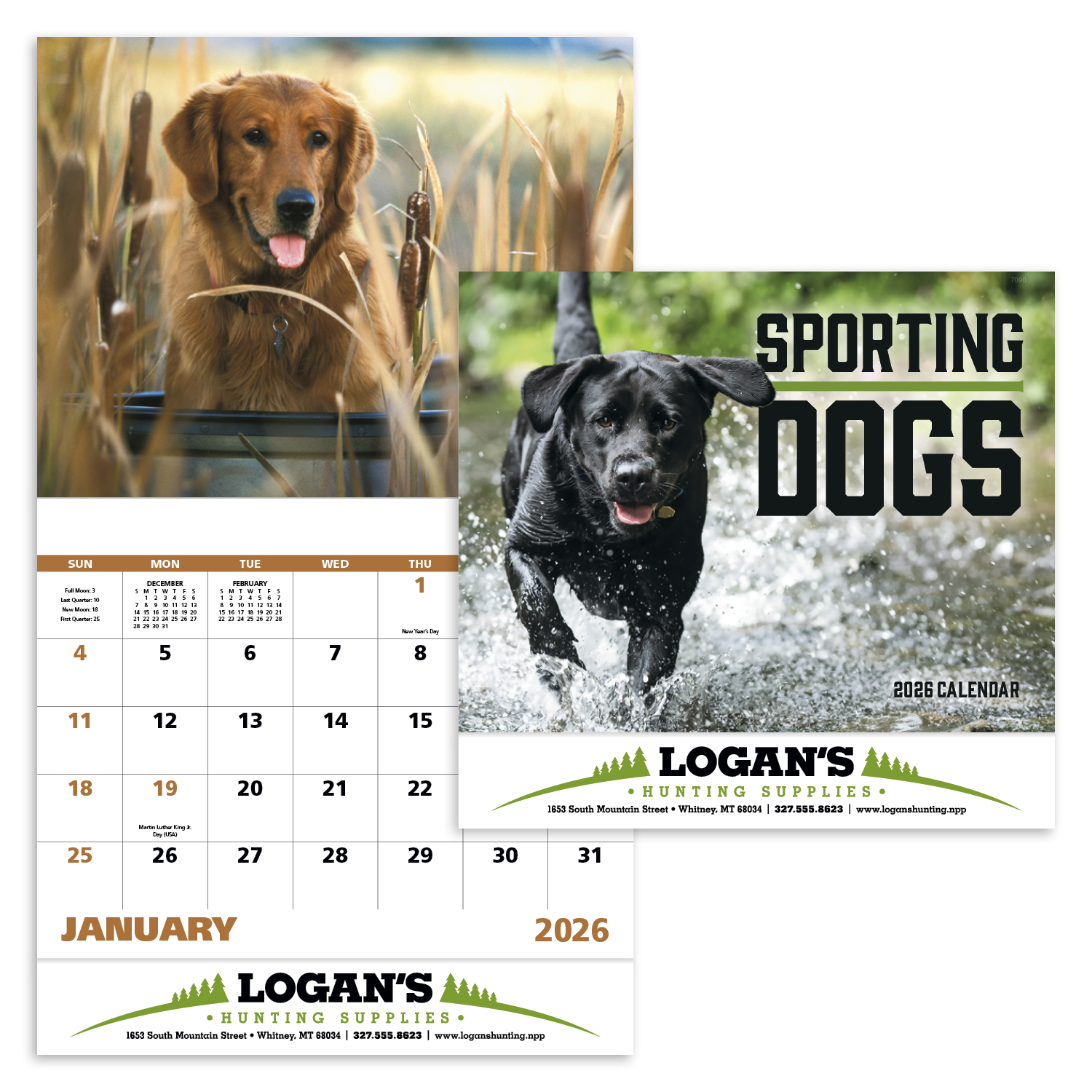 Good Value™ Sporting Dogs - Stapled Calendar 17