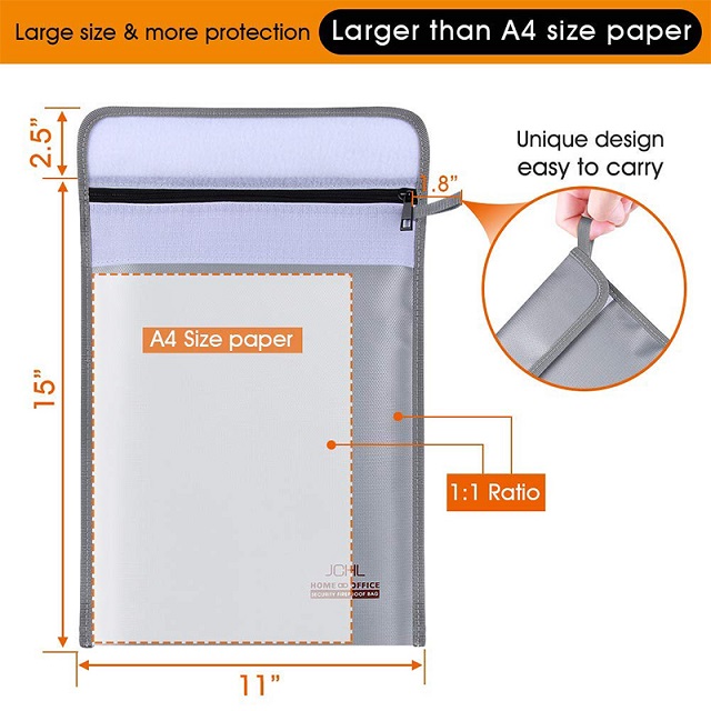 Fire Retardant Document Holder 2