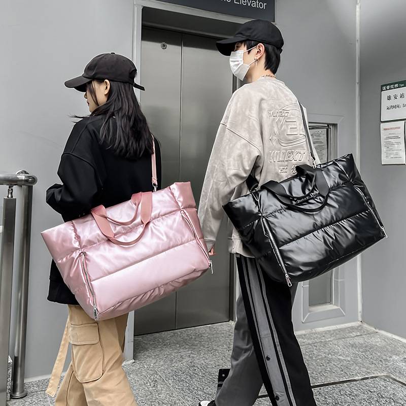 Down Cotton-Padded Ladies Crossbody Bag Female Tote 1