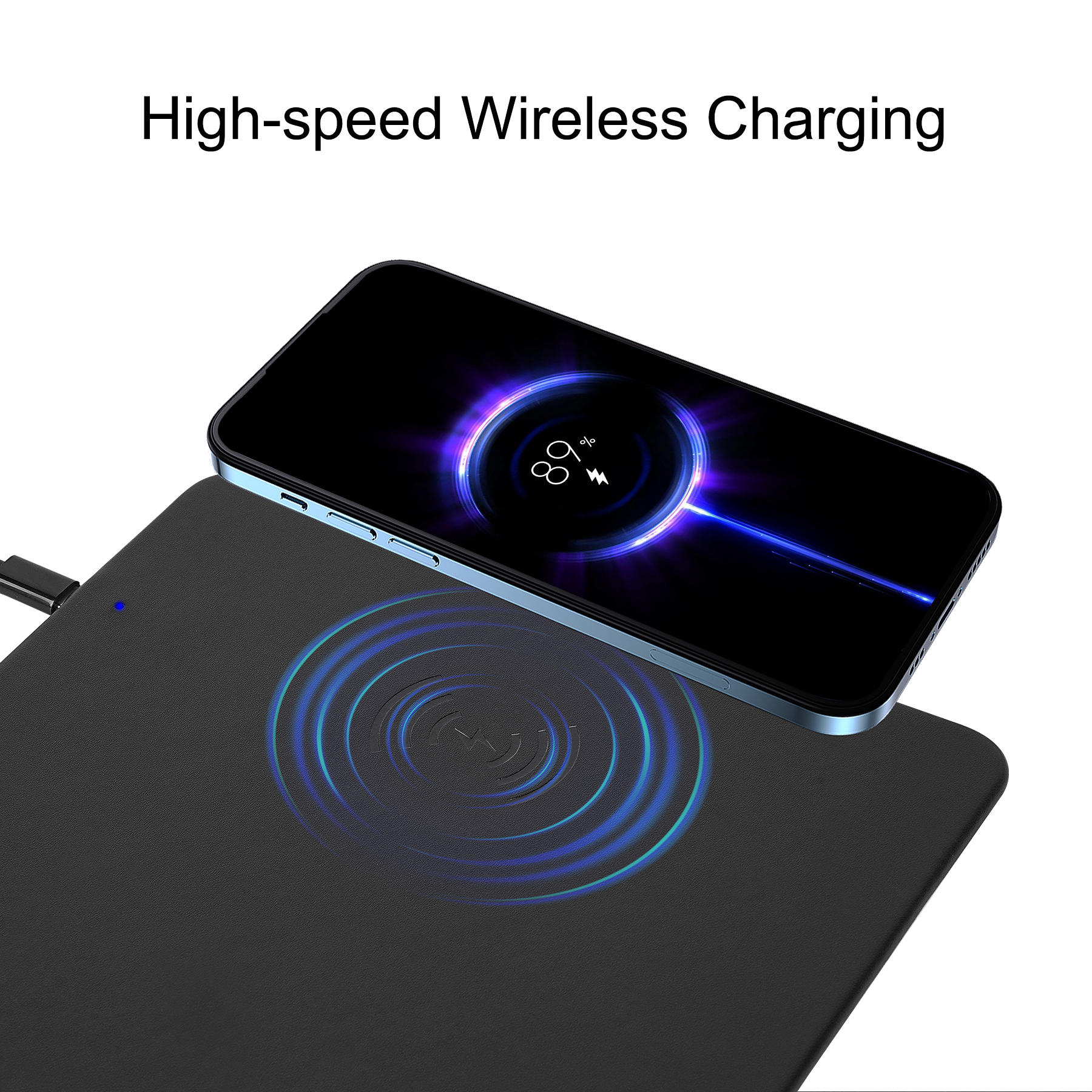 2-In-1 Mouse Pad With 15W Wireless Charger (For Phone & Headphones) 5
