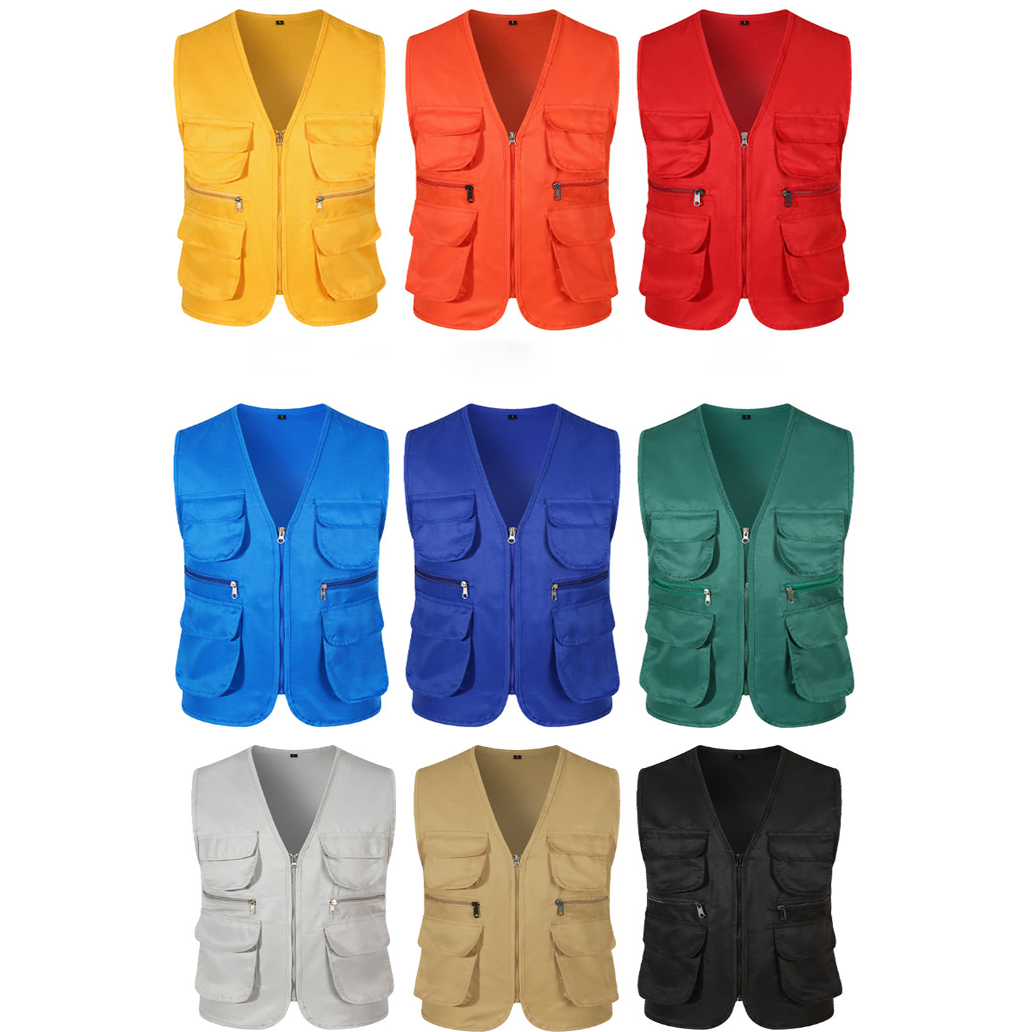 Multi Pocket Outdoor safari Vest 2