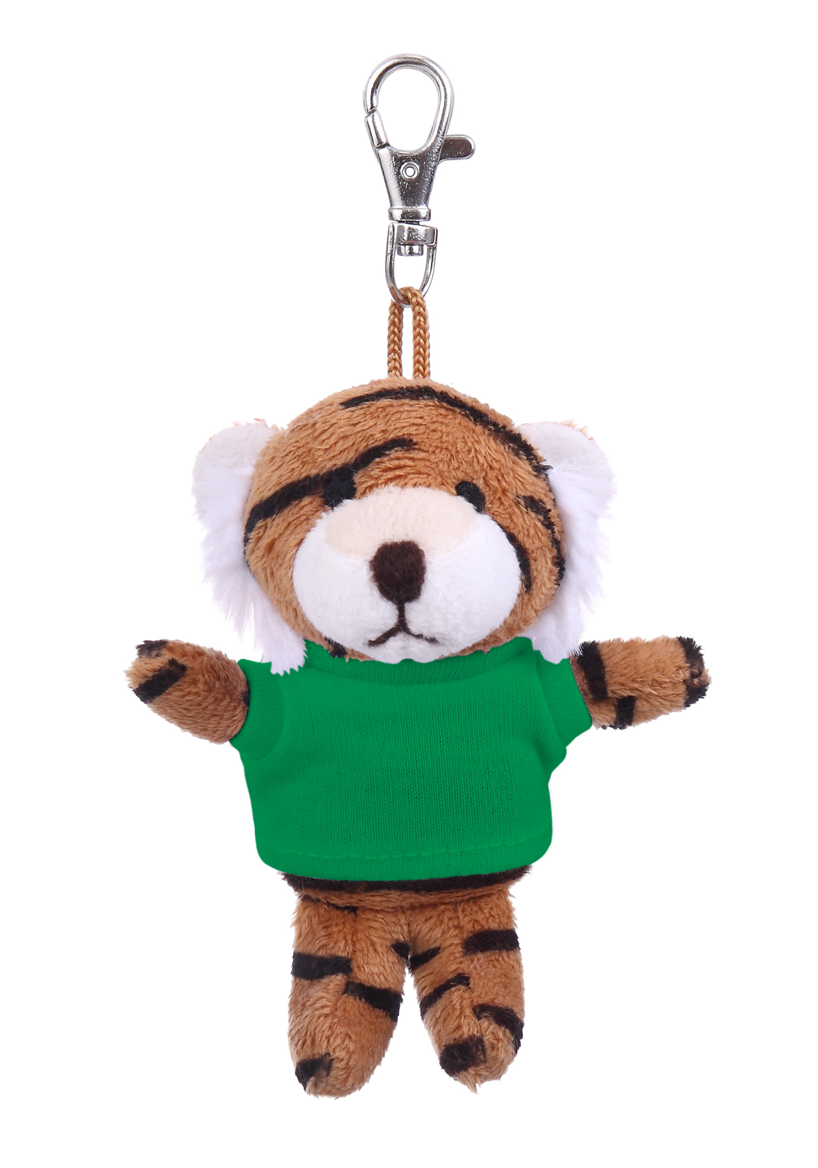 Soft Plush Tiger Keychain with Tee 14