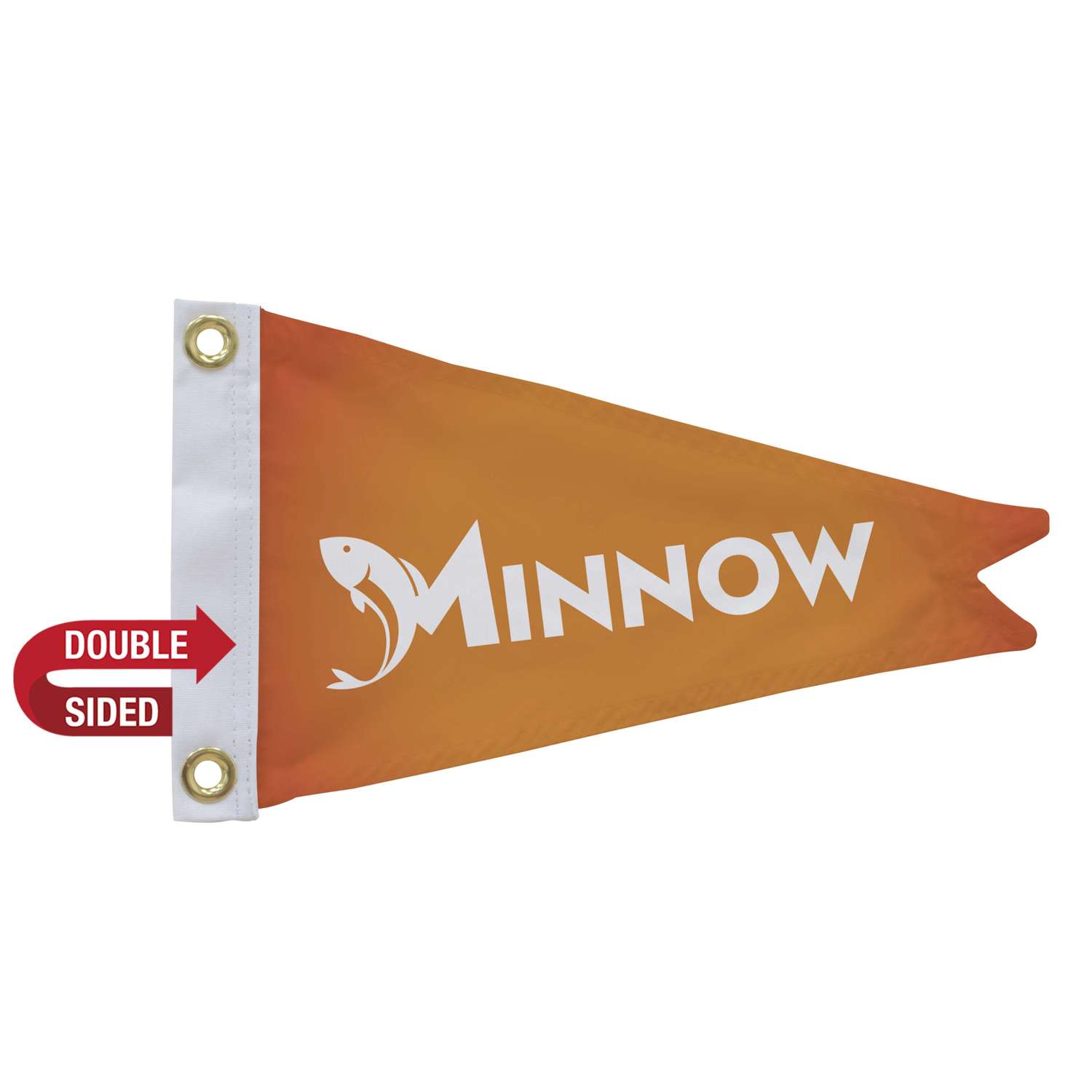 8" x 12" Nylon Burgee Flag Double-Sided