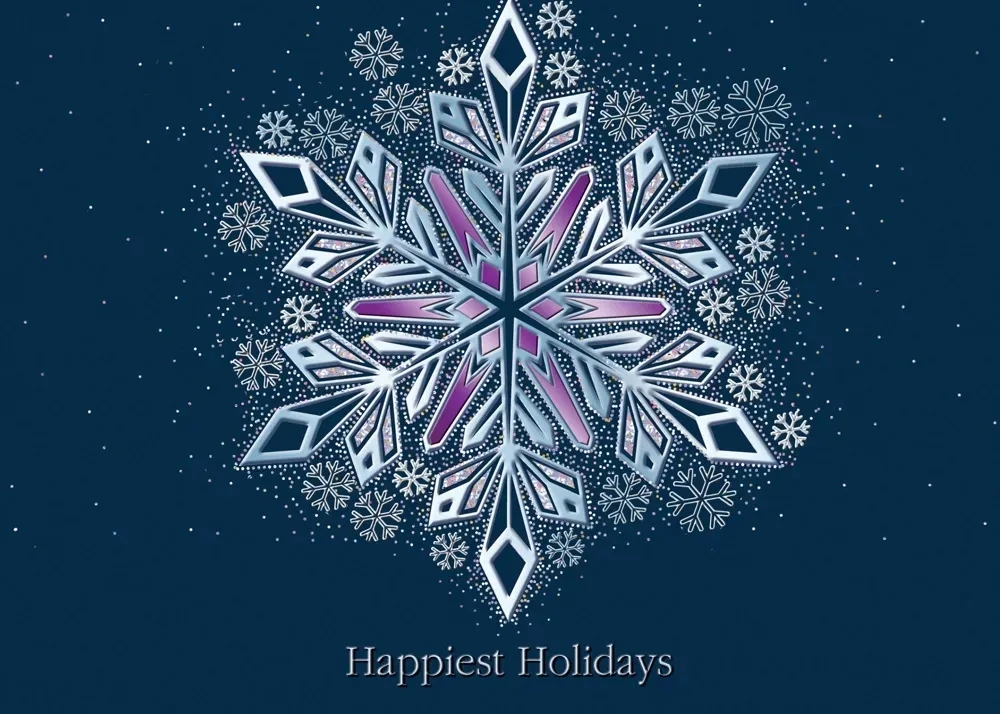Flickering Flakes Holiday Cards 2