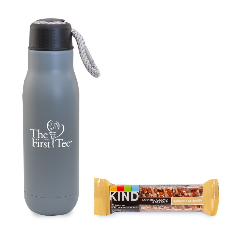 On the Go Sip n' Snack with 16 oz. Matte Bottle 2