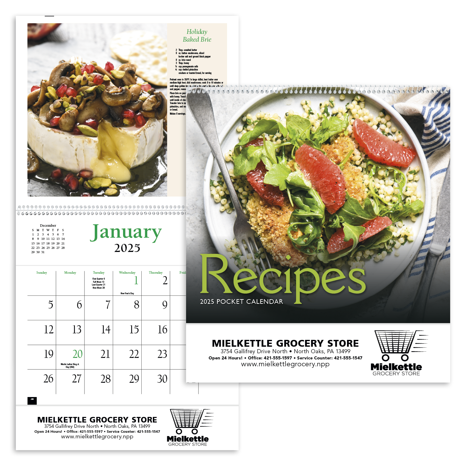 HotLine® Products Recipe Pocket Calendar 45