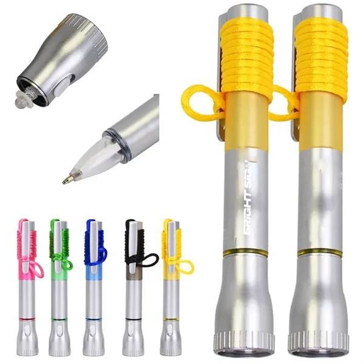 LED Flashlight Pen with Lanyard 2