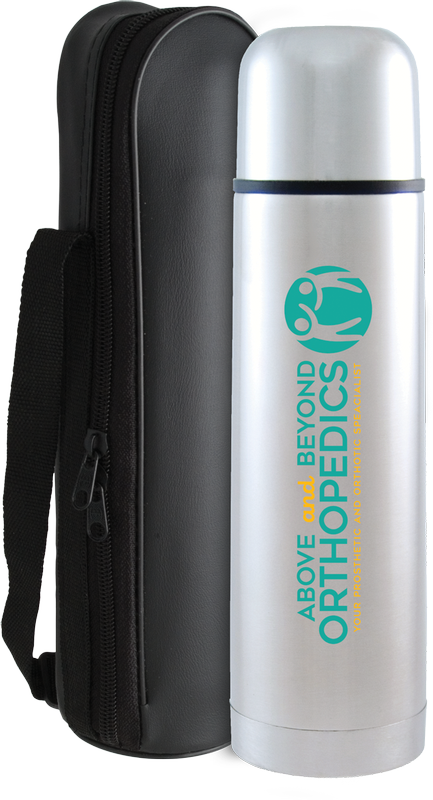 16.9 oz. Stainless Steel Thermos with Vinyl Case 3