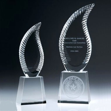 Crystal Harmony Flame Trophy 1