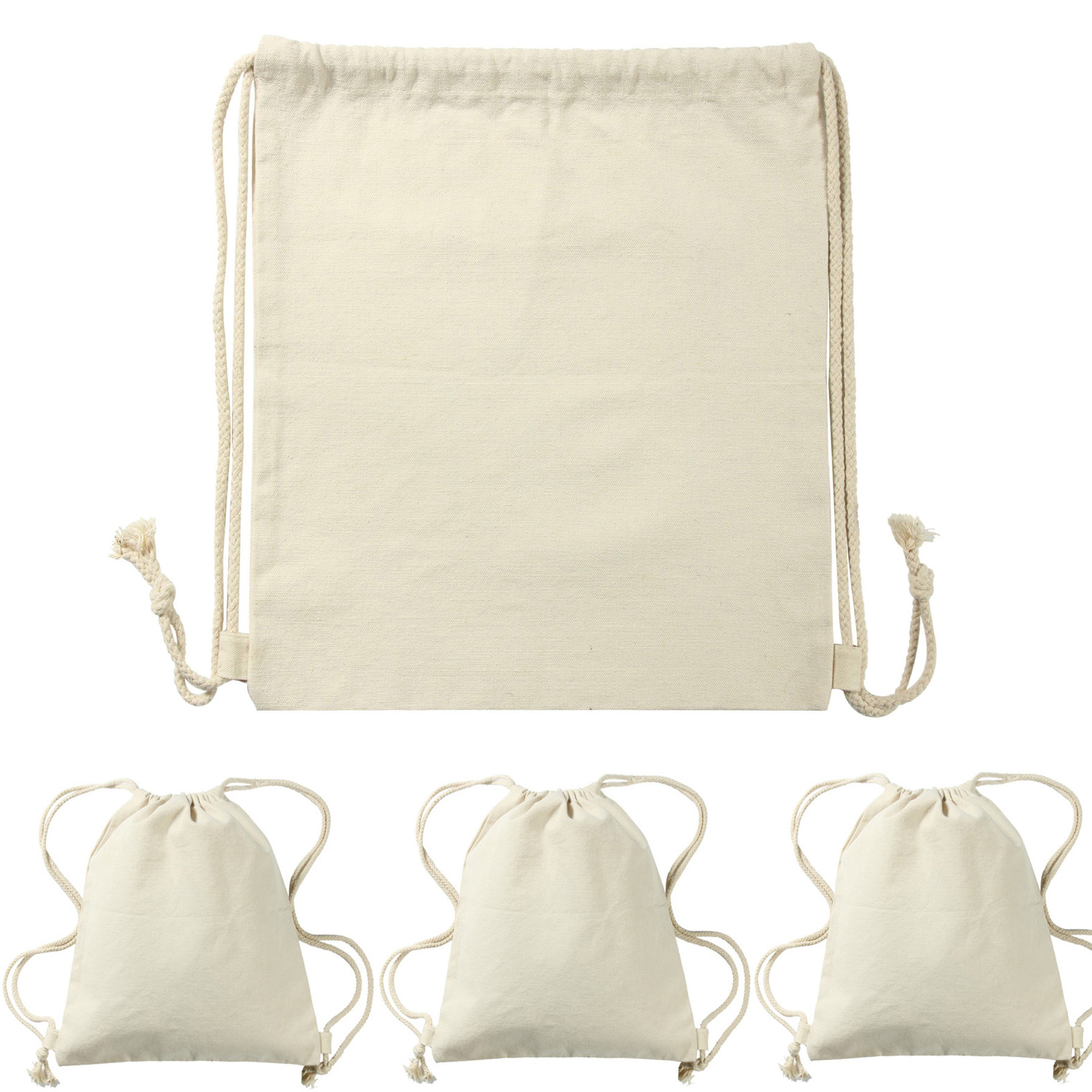 Canvas Drawstring Backpacks 2