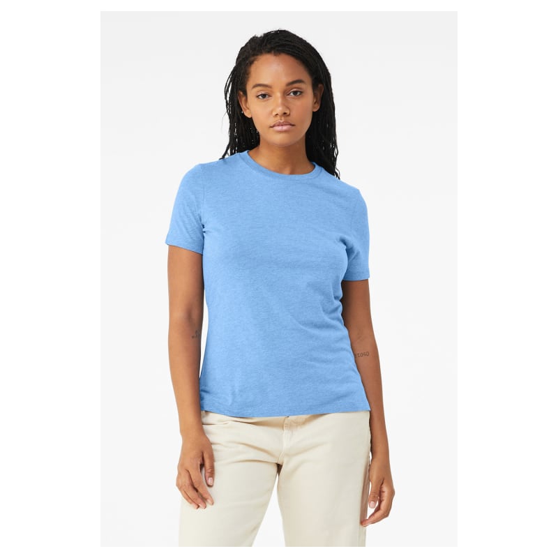 Bella + Canvas Ladies' Relaxed Heather CVC Short-Sleeve T-Shirt 4