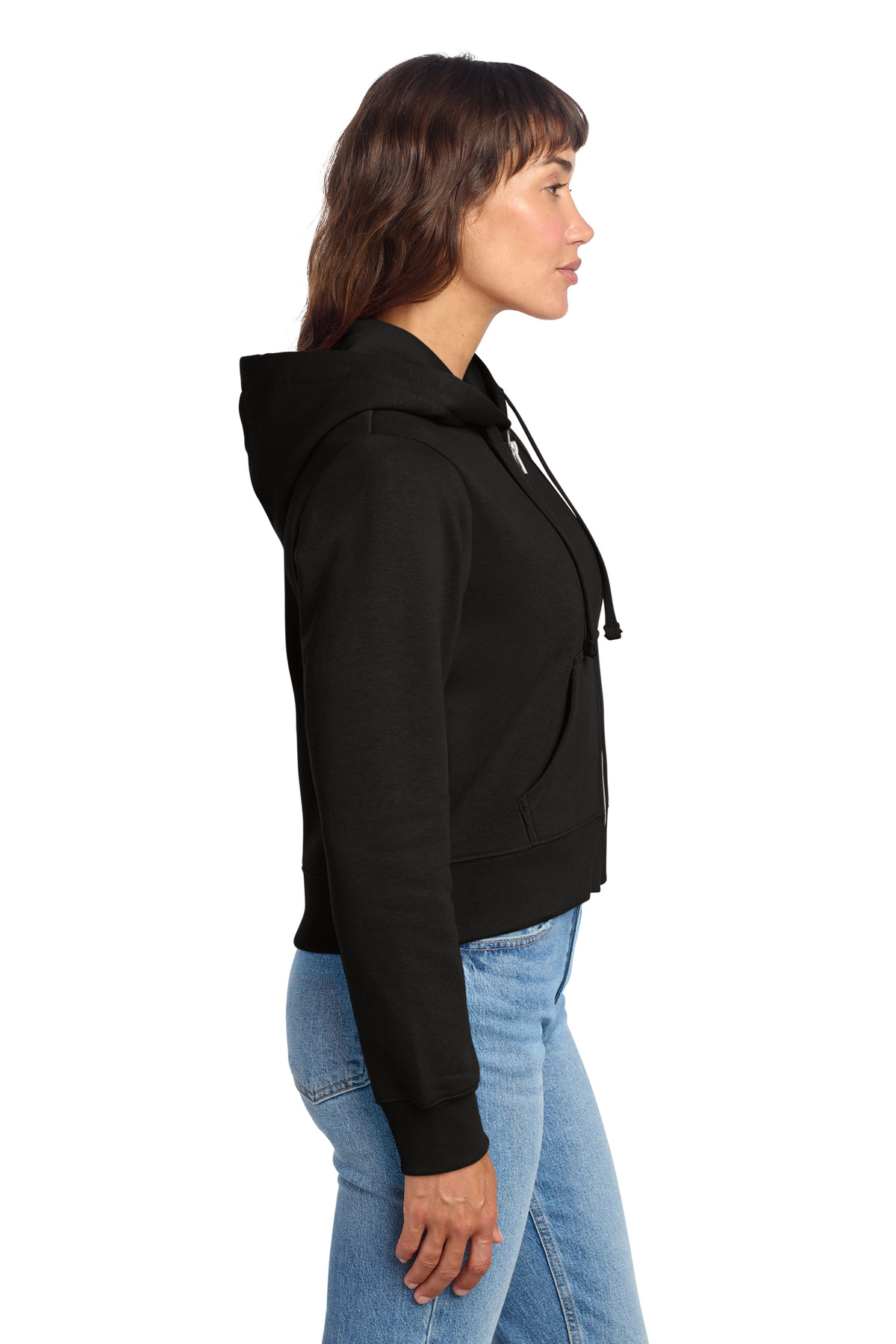 District Women's V.I.T. Fleece Full-Zip Hoodie DT6103 3