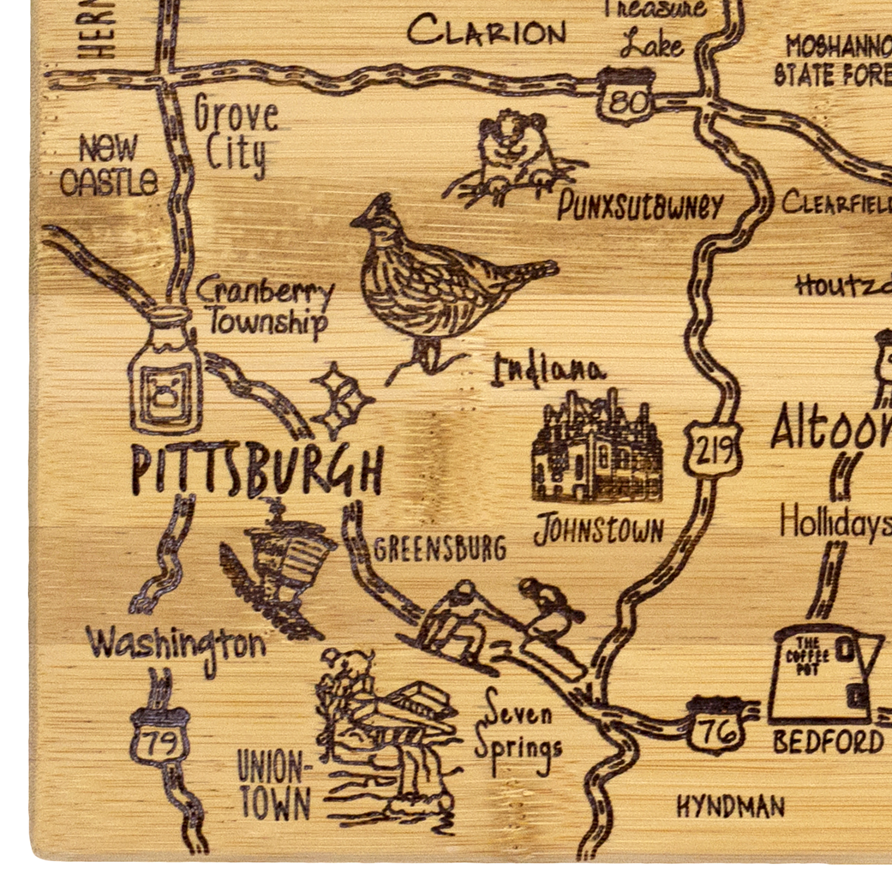 Destination Pennsylvania Cutting & Serving Board 4