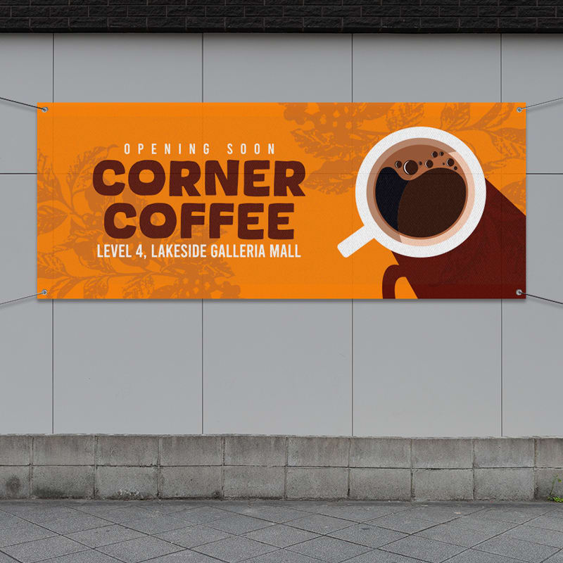Custom 4' X 10' Mesh Banners 7