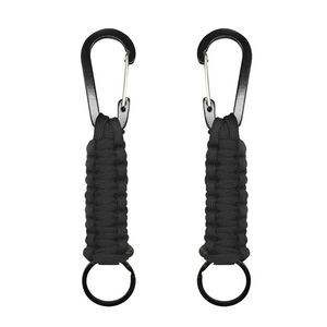 Durable Handmade Paracord Emergency Rope With Carabiner 7